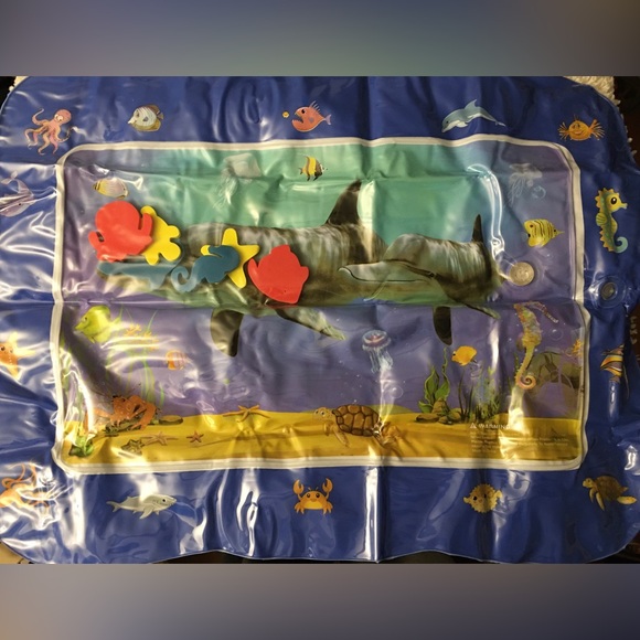 JoyJoz Inflatable Tummy Time Baby Water Mat for Infants and Toddlers - Picture 3 of 6